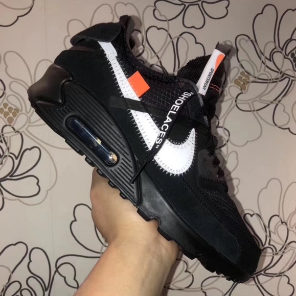 nike 90 off white black